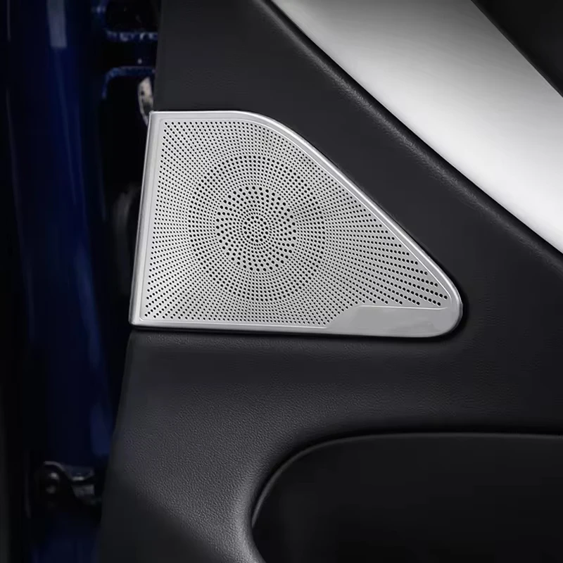 New for Tesla model 3 Car accessories front column roof horn hood  speaker cover sound decorative frame sequins a pillar horn