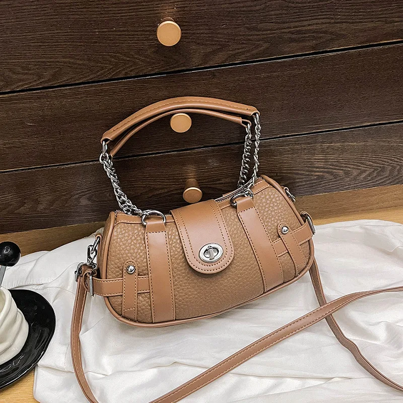 

Роскошная сумка через плечо 2025 года, модная женская сумка через плечо, универсальная сумка-тоут «день-ночь», минималистичная сумка-слинг, текстурированный топ