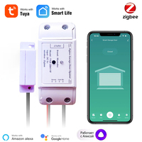 Tuya Smart WiFi Zigbee Garage Door Opener With RF433 MHz Wrieless Control Smart Garage Door Conaptible With Alexa Yandex Alice