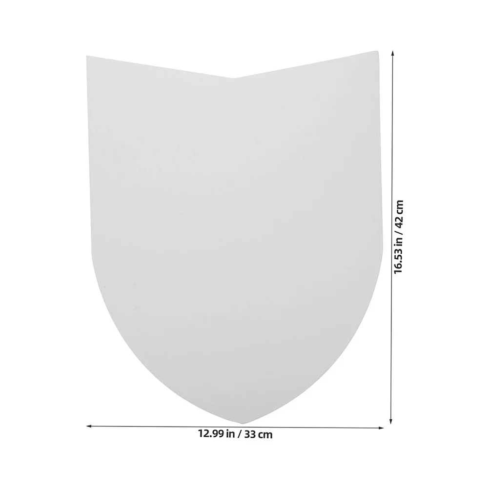 15 قطعة من الدروع الورقية غير المكتملة للأطفال دهان داي لعب الأدوار ملحقات الحفلات منطقة تزيين كبيرة للأطفال درع فارغ