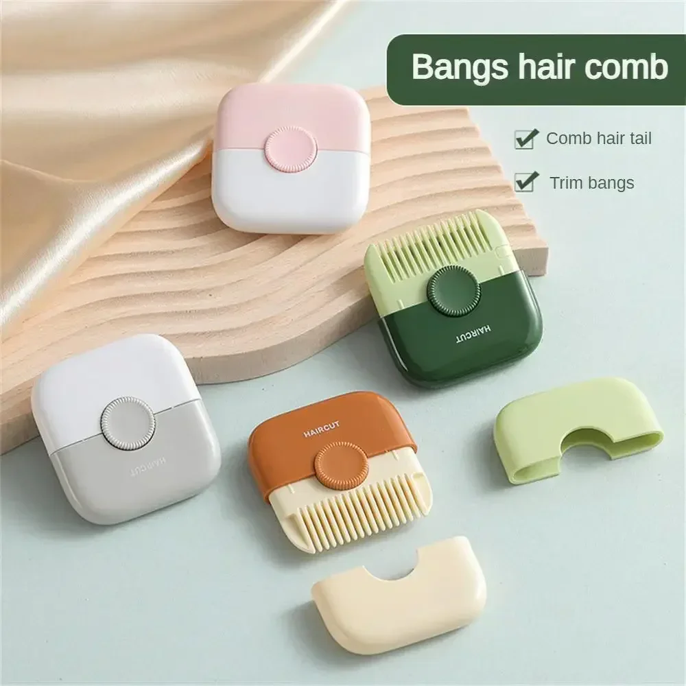 

1pcs 2 in 1 Baby Hair Cut Hairdressing Comb Trim Bangs and Broken Hair Bangs Trimmer Manual Portable Children's Hair Clipper