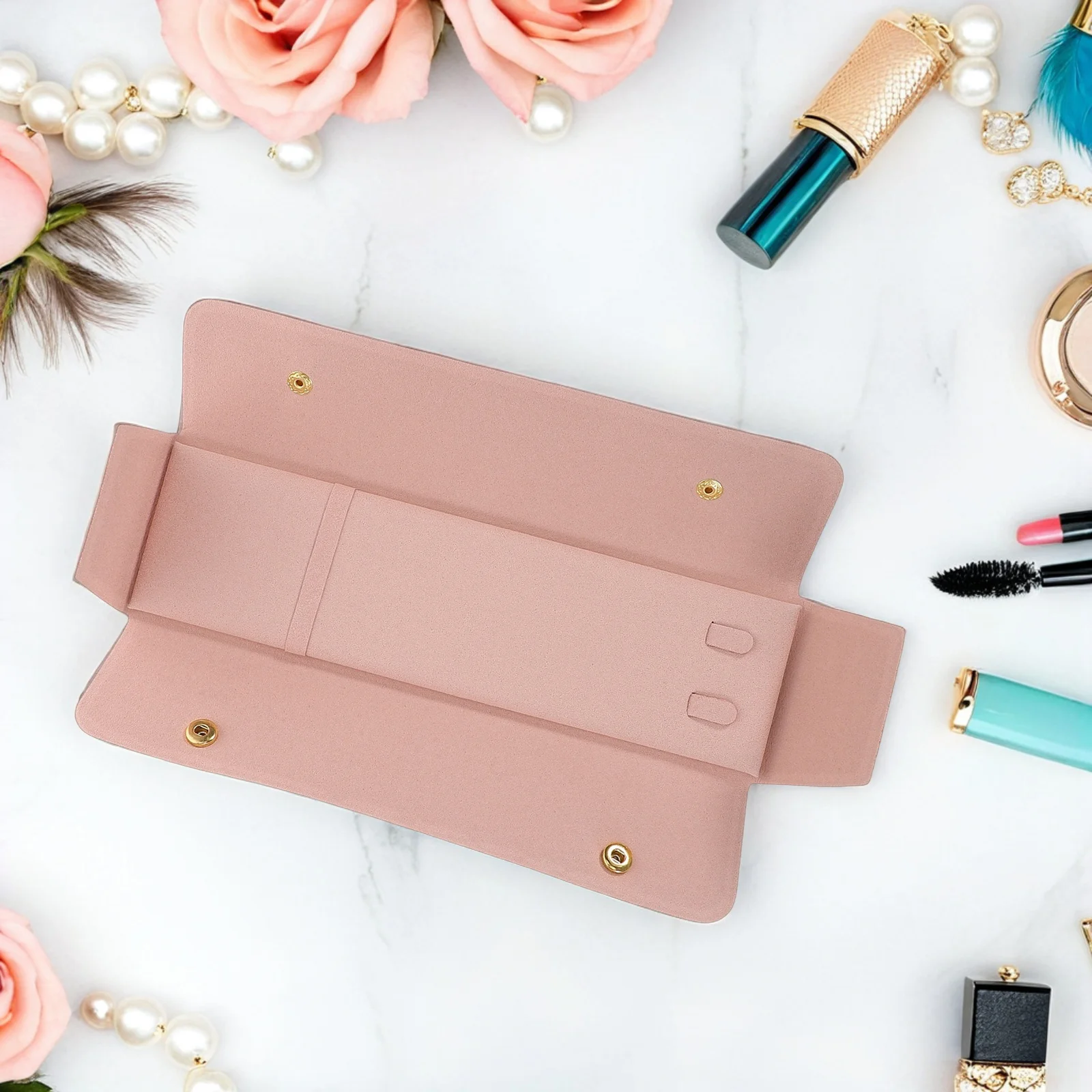 

Cloth Jewelry Pouch Soft Portable Necklace Pendant Organizer Travel Jewelry Storage Shipping Supplies Jewlery Pouch