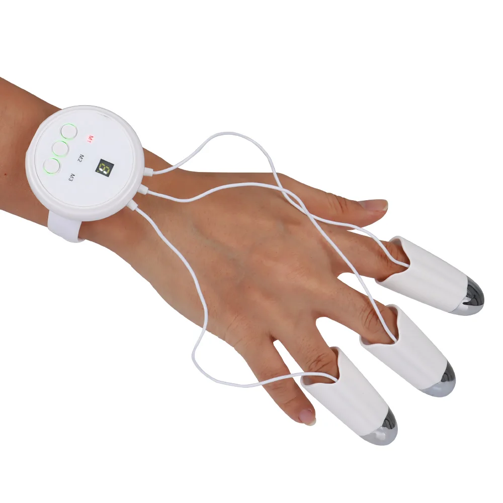 Source Factory Micro-electric RF Frequency  Beauty Device Anti-aging Golden Finger Lifting Firming EMS Facial Sculpting Tool