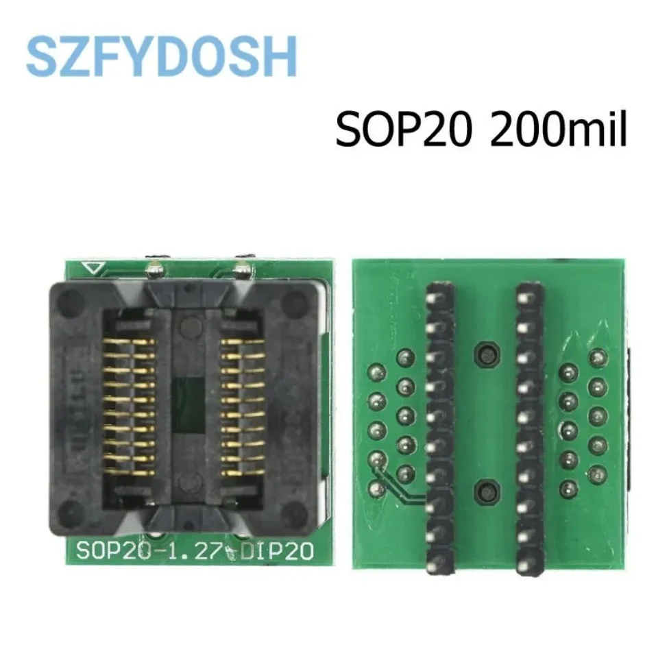 Toma de adaptador SOP8/14/16/18/20/24/28, programador de cuerpo ancho, 150/200/208/300mil, para EZP2010, EZP2013, CH341A, prueba IC