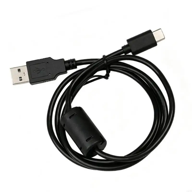Type C Charging Cable with Coil for USB-A Power Delivery Data Transfer