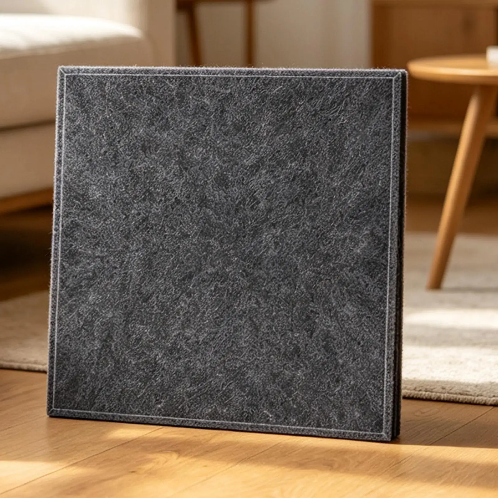 Sound Dampening Panels Noise Cancelling Decorative Felt Sound Absorbing Wall Decor Tiles For Home Bedroom Living Room Hotel Door