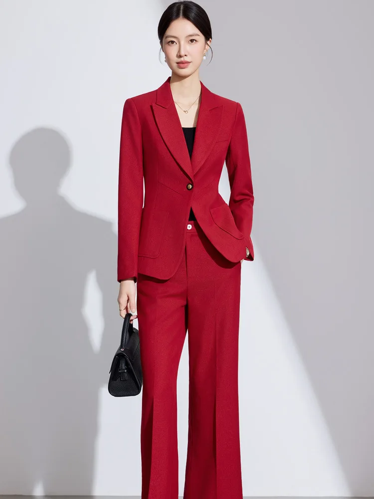 

Formal Elegant Styles Pantsuits Women Professional Business Work Wear Suits for Ladies Office with Pants and Jackets Coat Career