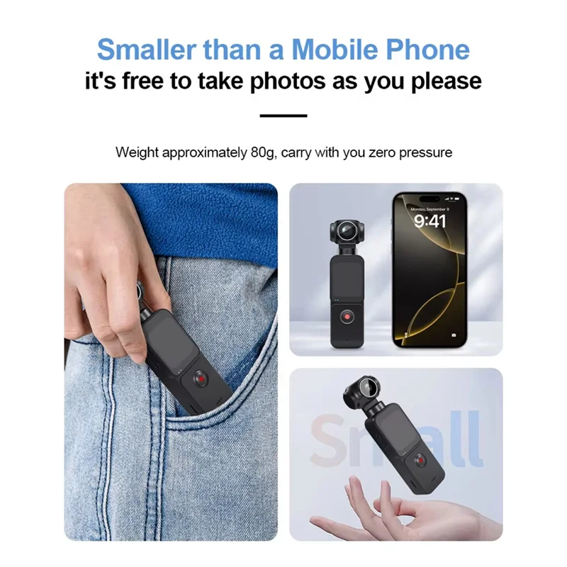 كاميرا فيديو محمولة DIGIT-Anti-Shake 5K قابلة للدوران 270 درجة مدونة فيديو واي فاي ومسجل سفر كاميرا عمل رياضية مع ميكروفون