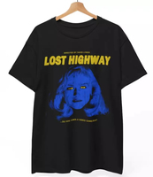 Lost Road Movie T-Shirt David Lynch Classic Movie T-Shirt Men's Women's T-Shirt Summer New Vintage Streetwear