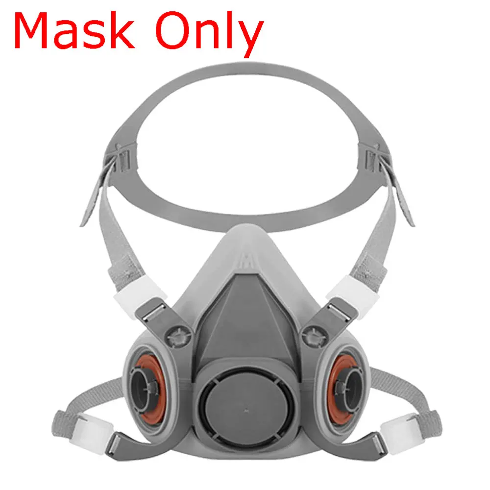 27 in 1 gasmasker 6200 set voertuigverfspray met patroondoos 6001/6002 organische zuurdampen 5N11 filters stofdichte mijnbouw