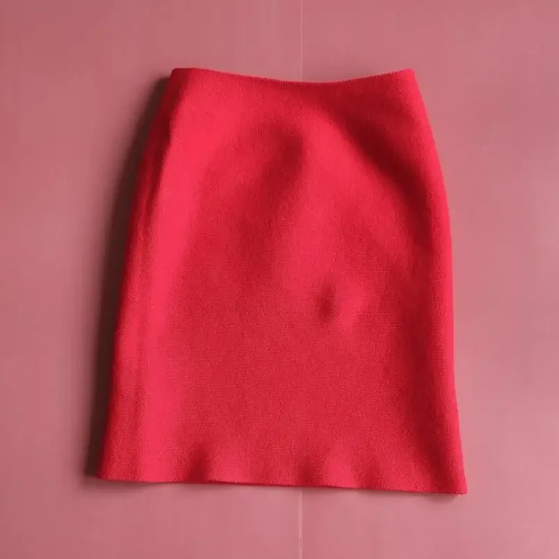 Falda ajustada de Color liso para niños, Falda de tubo de punto para bebés y adolescentes, ropa para niñas, primavera, otoño e invierno, 2021