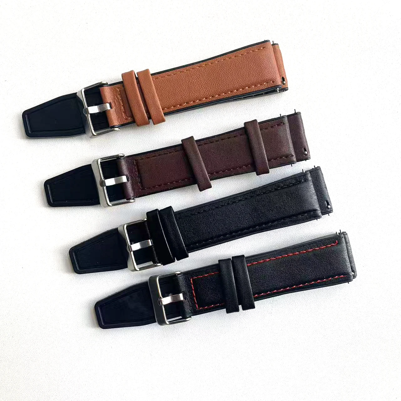 22mm Silicone Leather Strap For OnePlus Watch 3 2 2R/OnePlus 46mm Bracelet Correa OPPO Watch 4Pro X X2/Realme Watch 2 3 S Pro