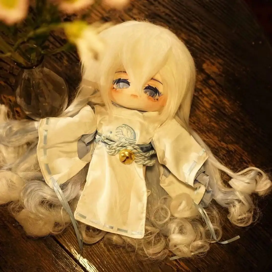 Farcito 20 cm Romanzo I'm God in the Thrilling Game Taviel Cosplay Peluche con bambole scheletriche Giocattoli per la collezione Regalo di compleanno