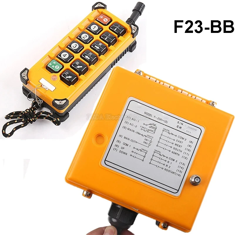 

F23-BB / F23-A++ (S) Industrial Wireless Remote Controller Switch Speed Hoist Industrial Crane Control Lift Crane