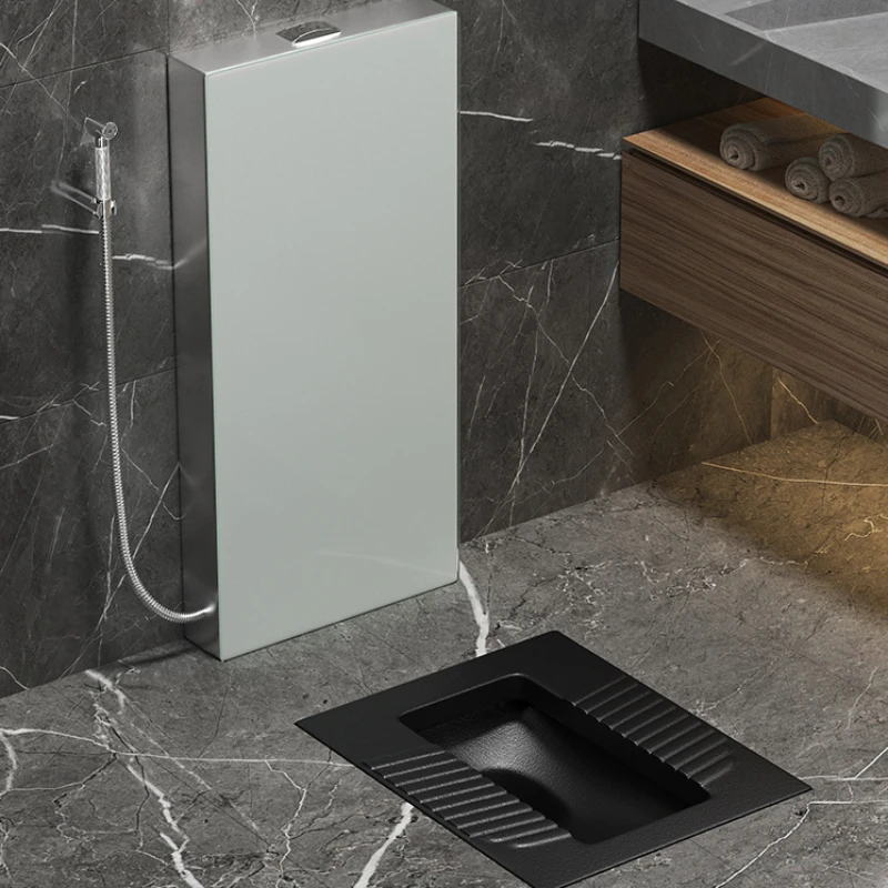 Energy saving flushing water tank, household bathroom toilet, floor mounted induction water tank, hidden pit