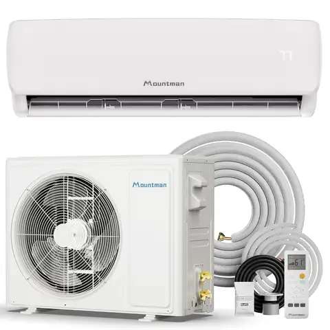 12000BTU Mini Split AC/Heating System, 19SEER2 115V Energy Efficient Mini Split Air Conditioner with Heat Pump, Cools, Custom