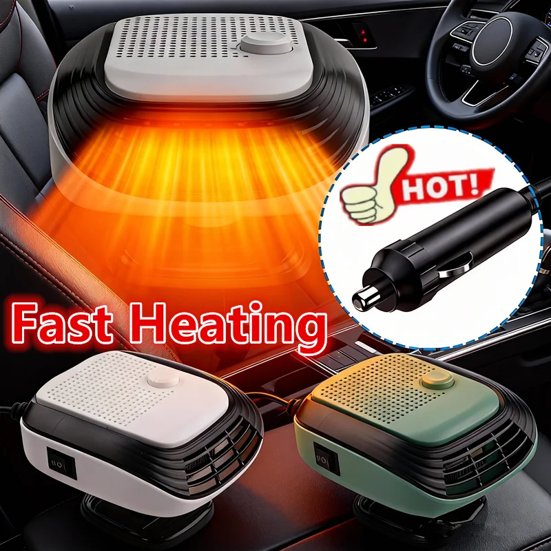 

НОВЫЙ автомобильный зимний быстрый нагрев 120 Вт Электрический вентилятор с подогревом Автоматическое противозапотевание лобового стекла Отопление Охлаждение Грузовик RV SUV Путешествия Кемпер Инструменты