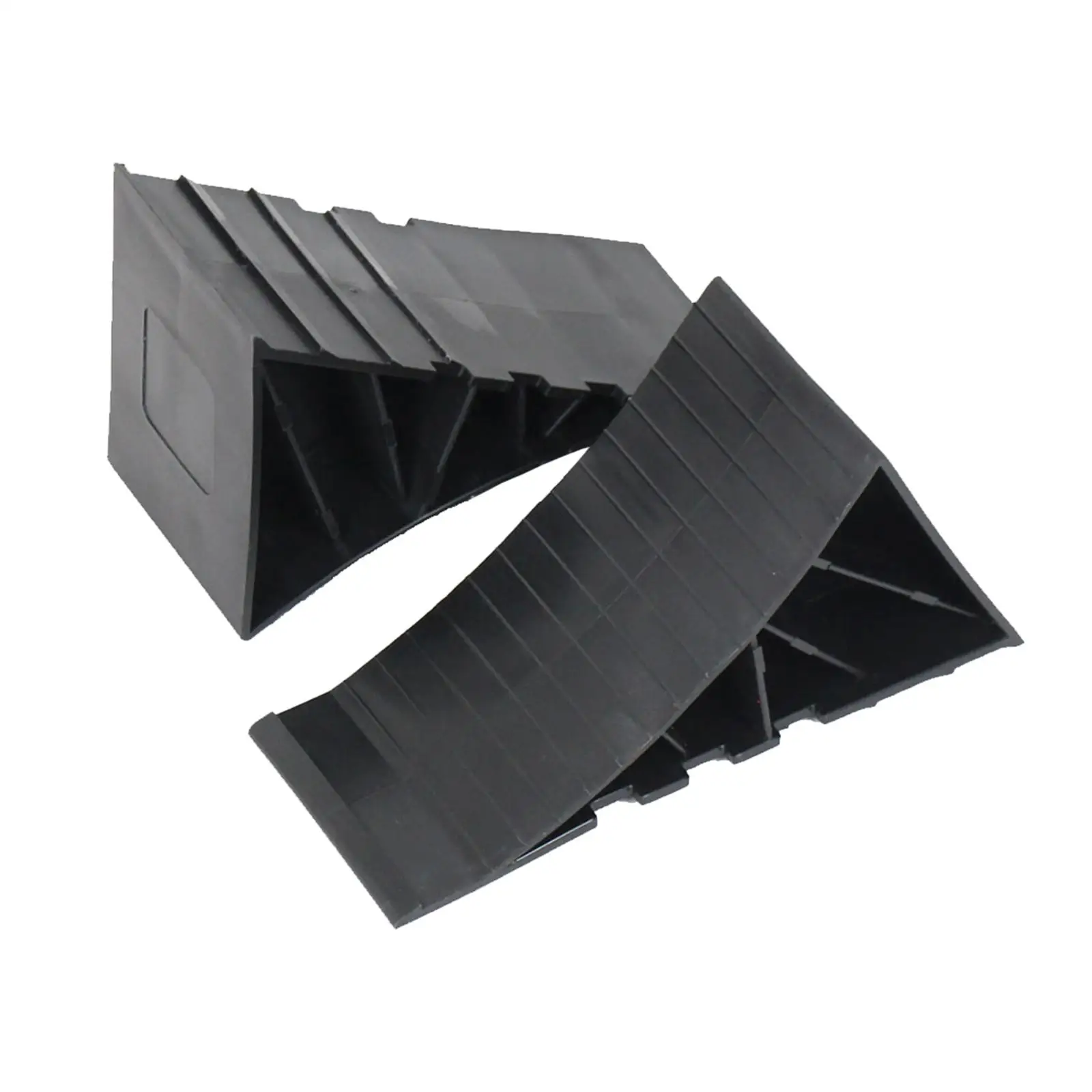 2 Pieces Wheel Chocks Durable Direct Replaces Helps Keep Your Vehicles in Place Tire Stopper for RV Auto Camper Car Truck