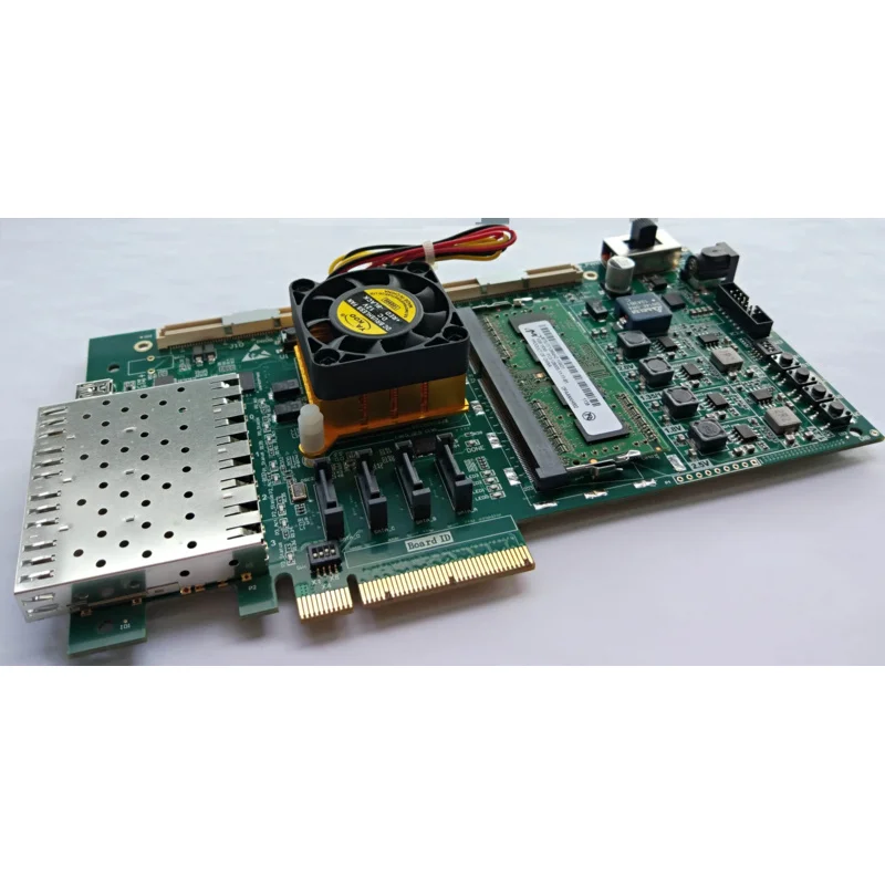 Kintex-7, XC7K325T Development Board PCIe X8, 4 SFP , 4 Sata, Data Filtering