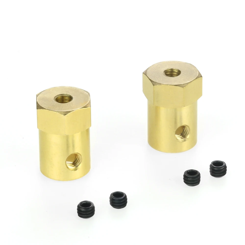 Adaptateur hexagonal de moyeu de roue en laiton, 5mm à 12mm, pour WPL B14, B16, C14, C24, MN, D90, D91, MN99S RC Car Upgrade, 4 pièces