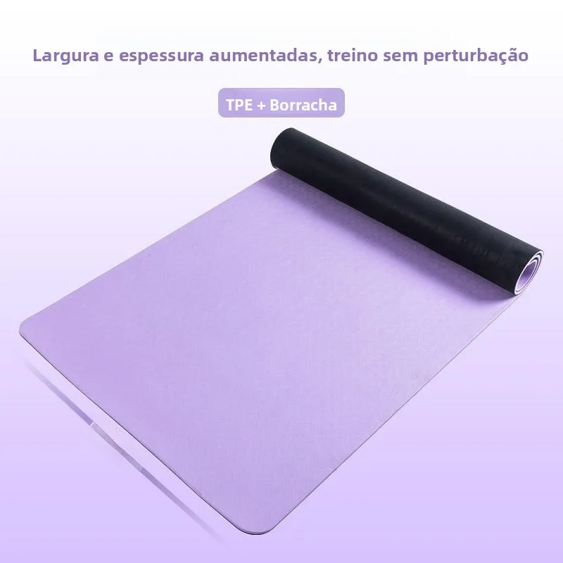 thickened-tpe-rubber-yoga-mat-anti-slip-shock-absorption-men's-high-intensity-sports-wide-yoga-mat-processing