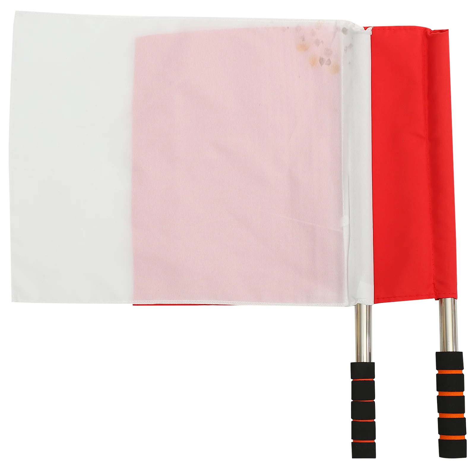 

2 Pcs Referee Border Flag Waving Flags for Racing Handheld Conducting Match Foam Signal Toddler Red