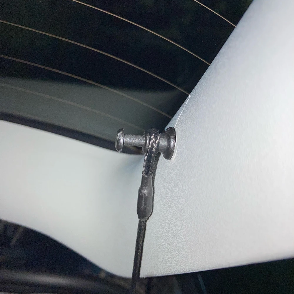 For Skoda Kamiq NW4 2019 2020 2021 Karoq NU7 Scala Car Rear Trunk Parcel Shelf String Clips Holder Pivot Hanger Accessories view 6