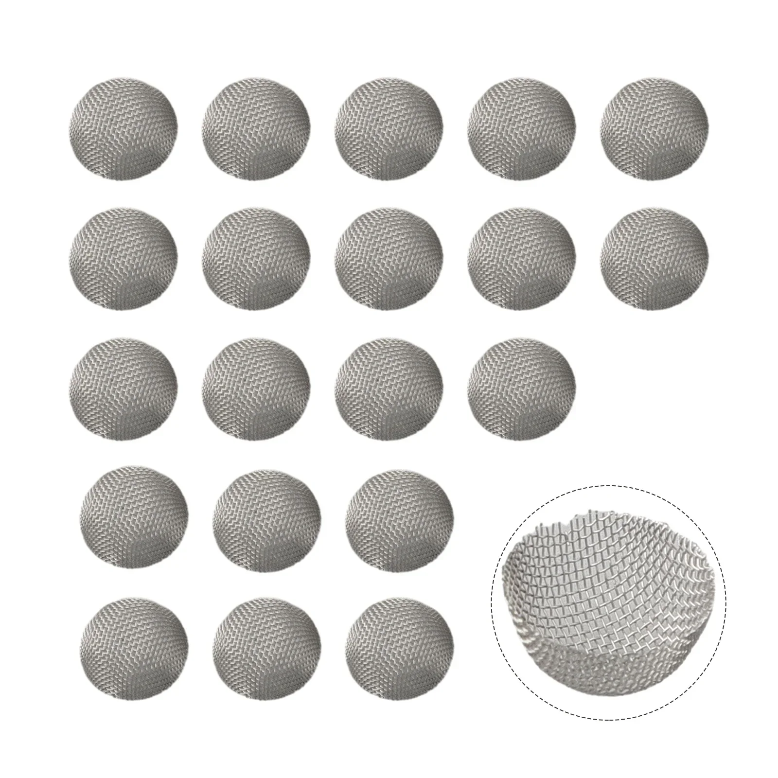 Imagem -04 - Filtros de Tela de Gaze de Metal Reto 20 Peças Adequados para Arizer Solo ex Hastes de Vidro de ar para Hastes de Vidro Tubos de Aroma de Alta Qualidade
