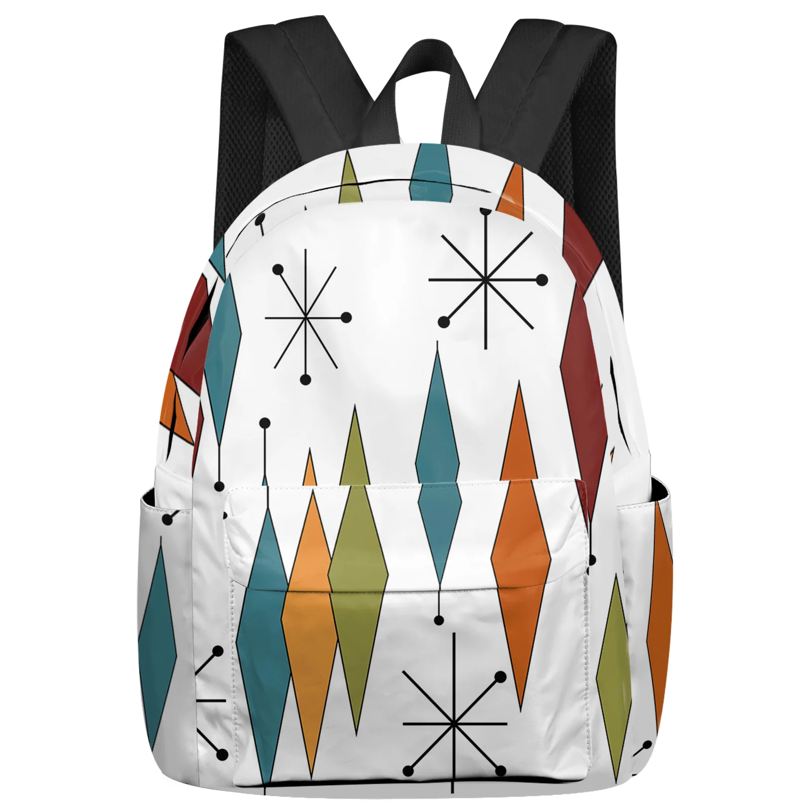 

Retro Medieval Diamond Backpack School Bags For Teenager Girls Bookbag Men Backbag Shoulder Bag Laptop Mochila