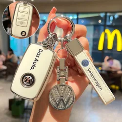 TPU Car Smart Key Case Cover Shell For Volkswagen VW POLO Tiguan Passat B5 B6 B7 Golf EOS Scirocco Jetta MK6 Octavia Accessories