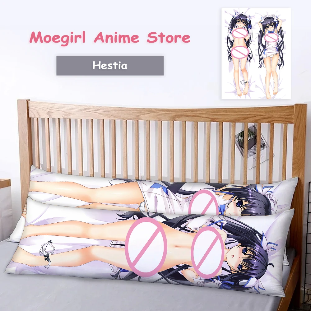 

Verdant Force Anime Cosplay Dakimakura Case Hestia 2-Sided Printed Body Hugging Pillowcase Otaku Pillows Gift