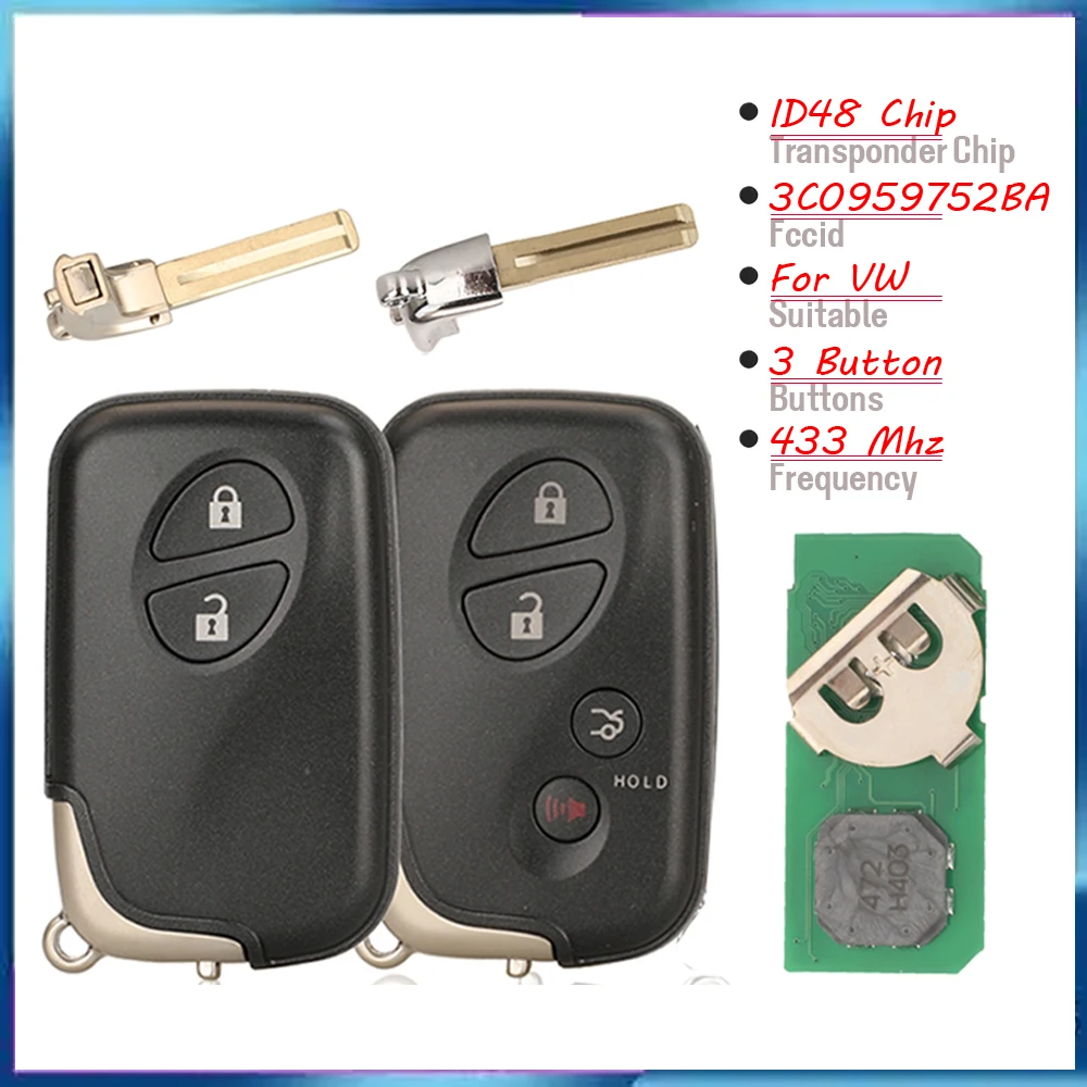 Jingyuqin New Remote Car Key Shell Control For Lexus RX350 GX460 CT200 2009-2015 Board:5290 FCCID:HYQ14ACX 315Mhz 2/4Buttons