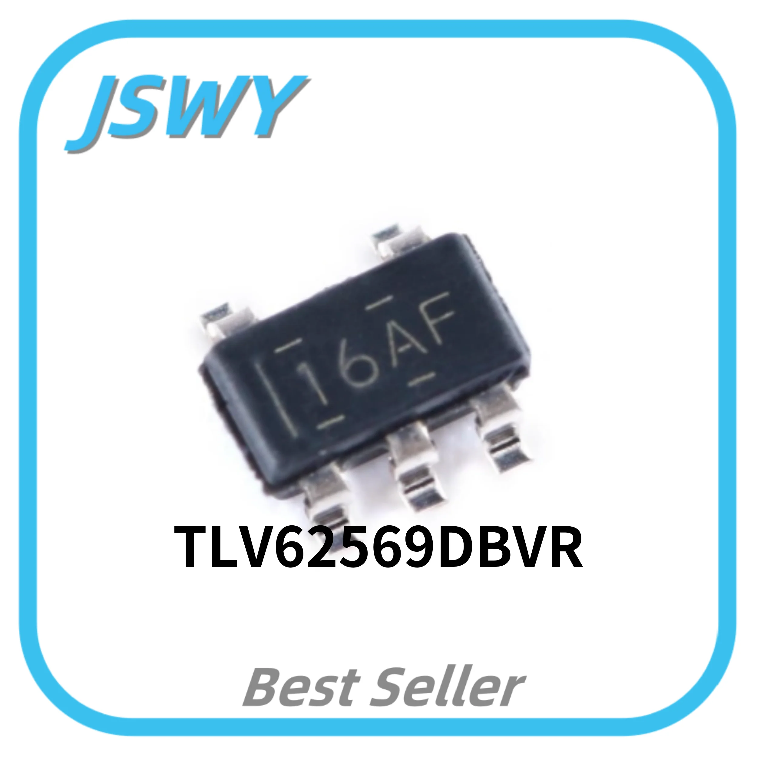

10~50 pcs TLV62569DBVR TLV62569 Marking 16A High-efficiency buck converter chip original in stock, same-day shipping