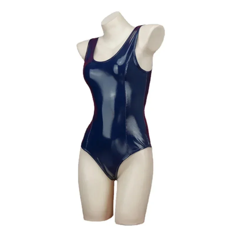 

ss23Аниме однотонное кожаное боди японский облегающий купальник на Хэллоуин косплей костюм нижнее белье купальники спортивный костюм школьный