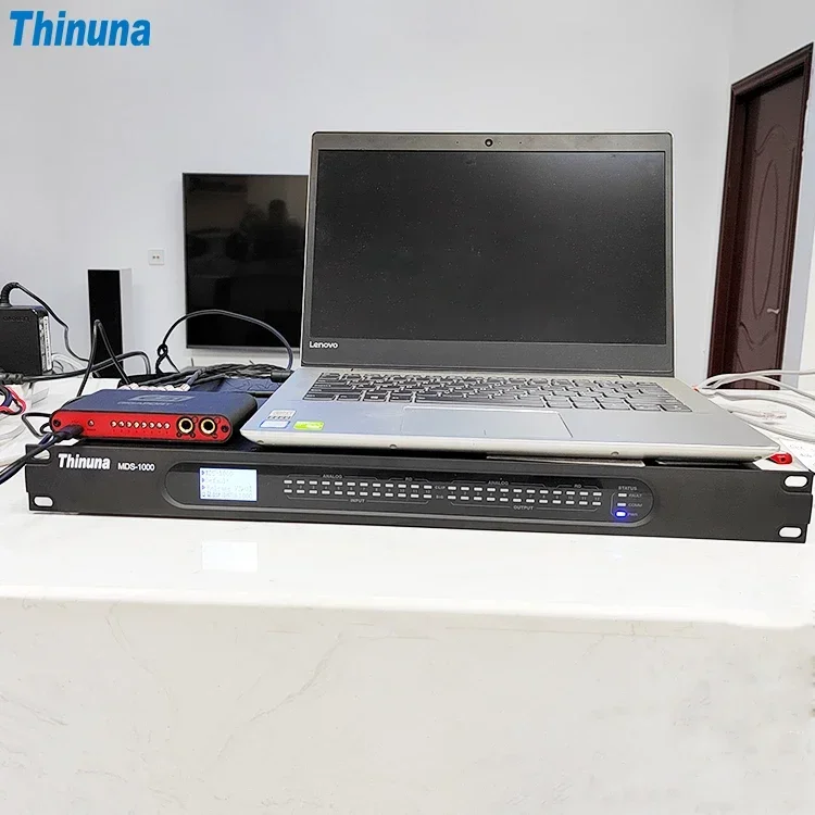 Thinuna MDS-1000 Professional Audio Music System 12 Output Netwook Sound Equipment Management  Digital Media Matrix