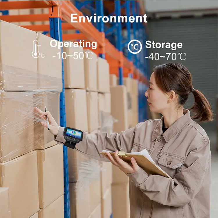 เครื่องเก็บข้อมูลแบบพกพา TLF Urovo U2 PDA แรม 2GB/รอม 16GB, ซีพียู Quad-core 1.2GHz 64-bit ระบบปฏิบัติการ Android 7.1 สำหรับการเก็บและเข้าถึงข้อมูล