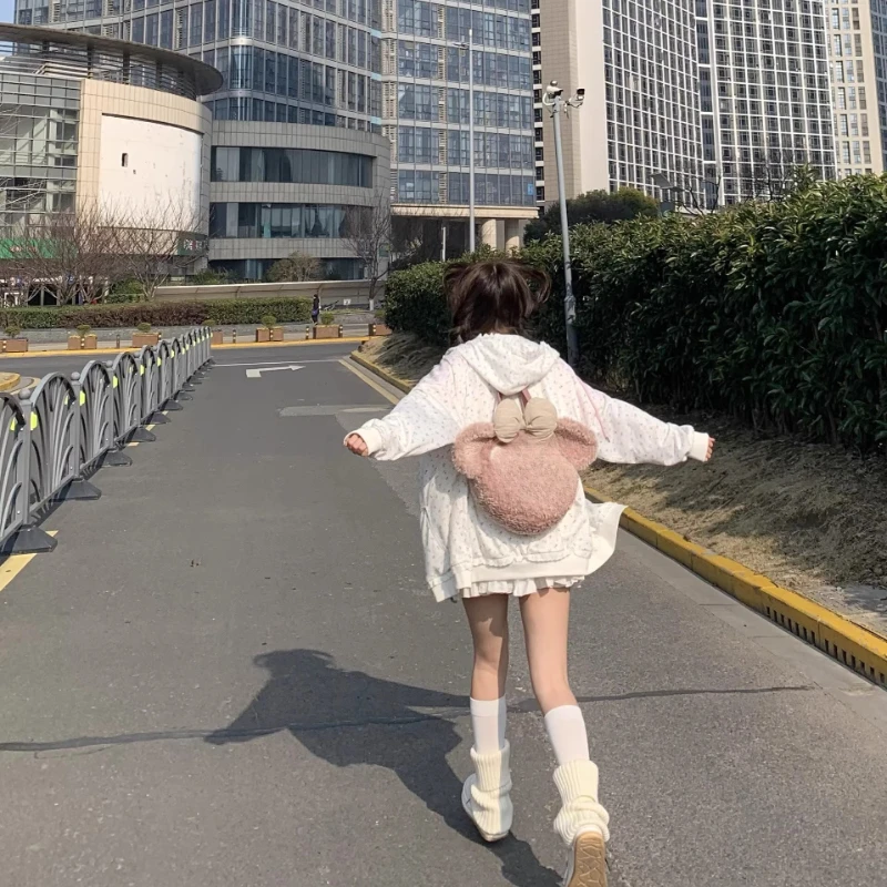 Original Spring Autumn Women's Coat Cartoon Embroidery Sunscreen Clothing Fashionable Versatile Thin Long-sleeved Sweatshirts