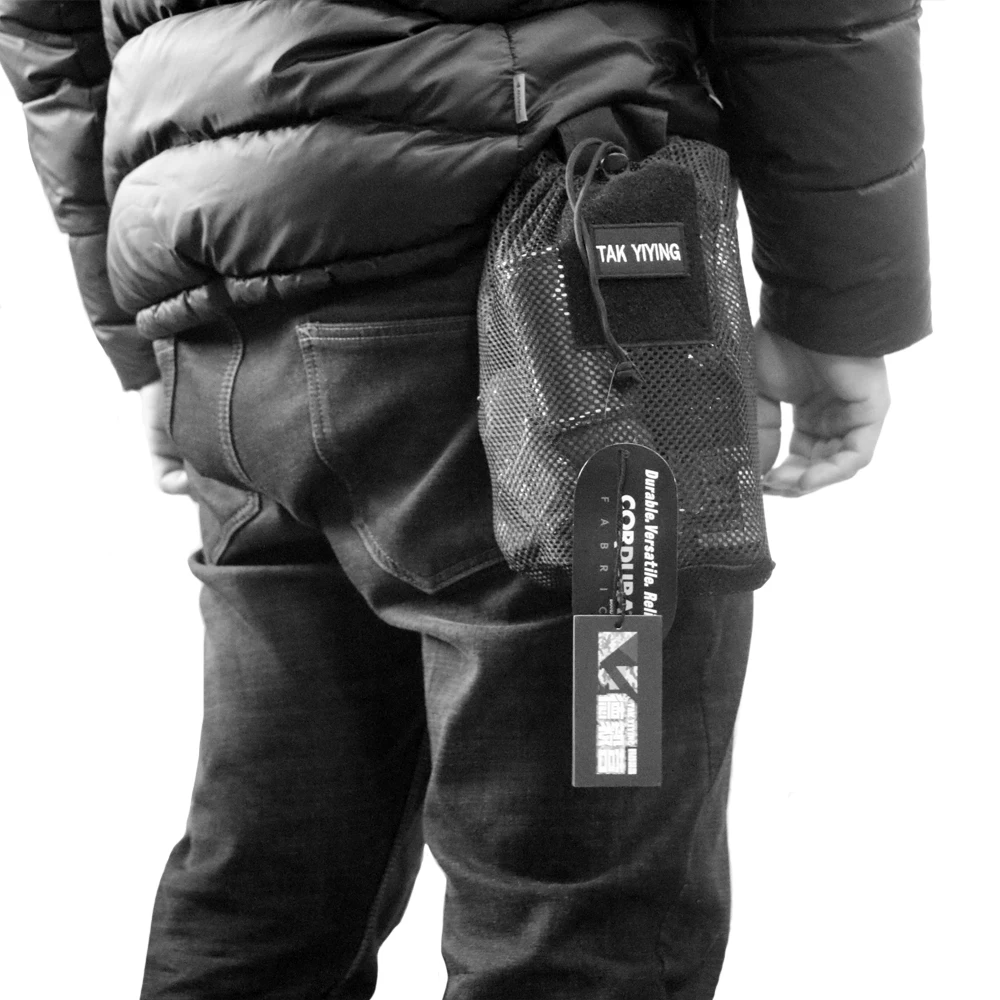 

Outdoor Sports Foldable Mesh Recycling Package Molle Tactical Sundries Storage Package Mountaineering Hunting Portable Bag