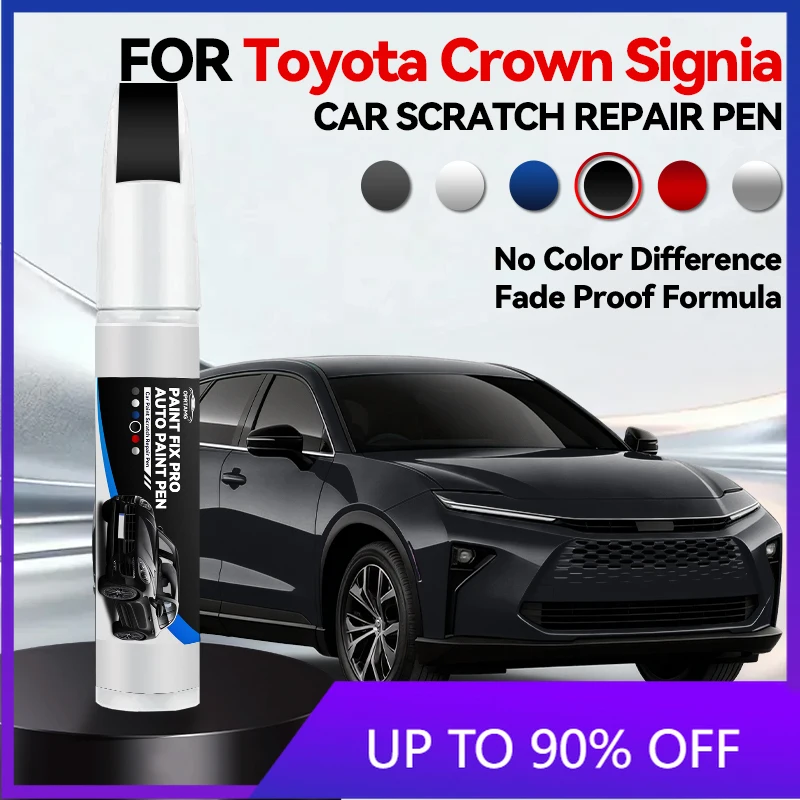 Карандаш для подкраски автомобиля Toyota Crown Signia 1990-2026, средство для ремонта лакокрасочного покрытия, удаления царапин, аксессуары для авто, черный цвет