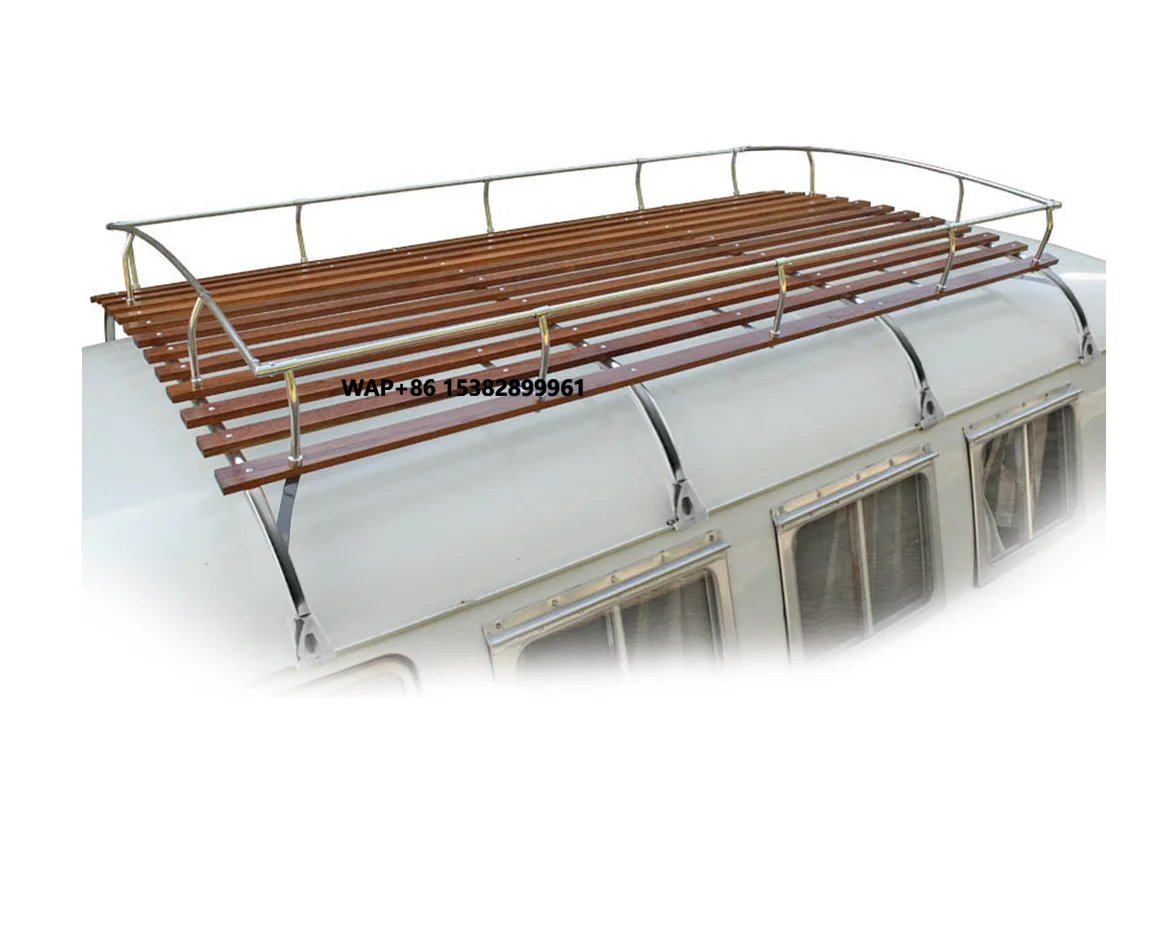 

Stainless Steel Westyfalia Roof Rack Compatible with VW Type 2 Bus Splitscreen Baywindow Kombi Transporter 4 Bows Combi