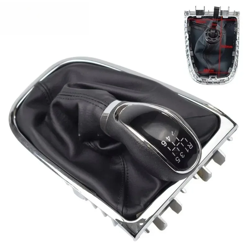 5 / 6 سرعات 12 مللي متر لـ Excelle GT/XT OPEL ASTRA 55565904 إطار أسود مقبض ناقل الحركة رافعة الجراب التمهيد