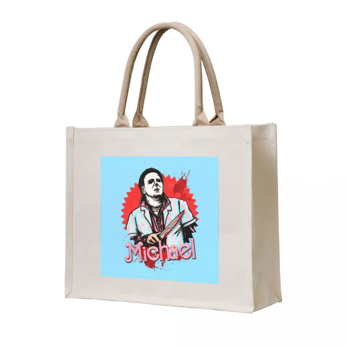 

Ken Meyers - His job is STAB Tote Bag shopping bags foldable shopper bag women large tote bag tote custom