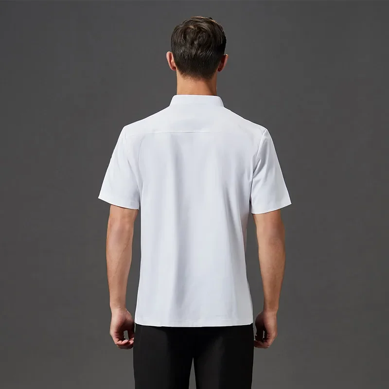 Ropa de Chef para hombre, uniforme de chef para mujer, ropa de cocinero, chaqueta de cocina profesional, camisa de Chef, ropa de cocina, uniforme de Hotel