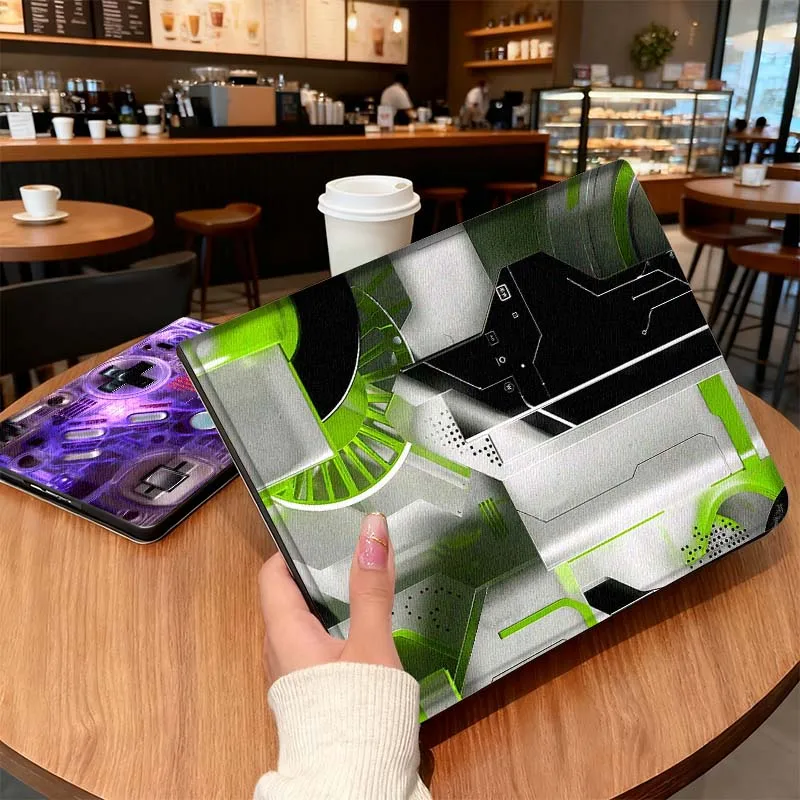 

Fashion technology pattern For iPad Pro Air 5th 6th 7th 13 M3 M4 M5 12.9 13.3 inch 2017 2022 2024 2025 Tablet Case