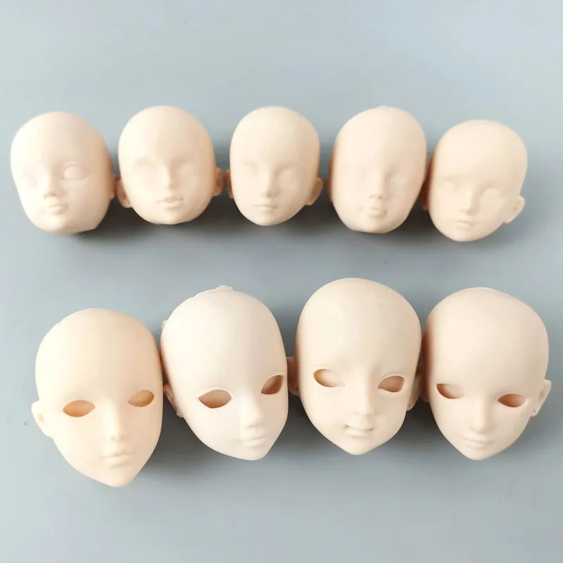 Multi-style Soft Plastic Practice Makeup DIY Doll Head For 11.5\