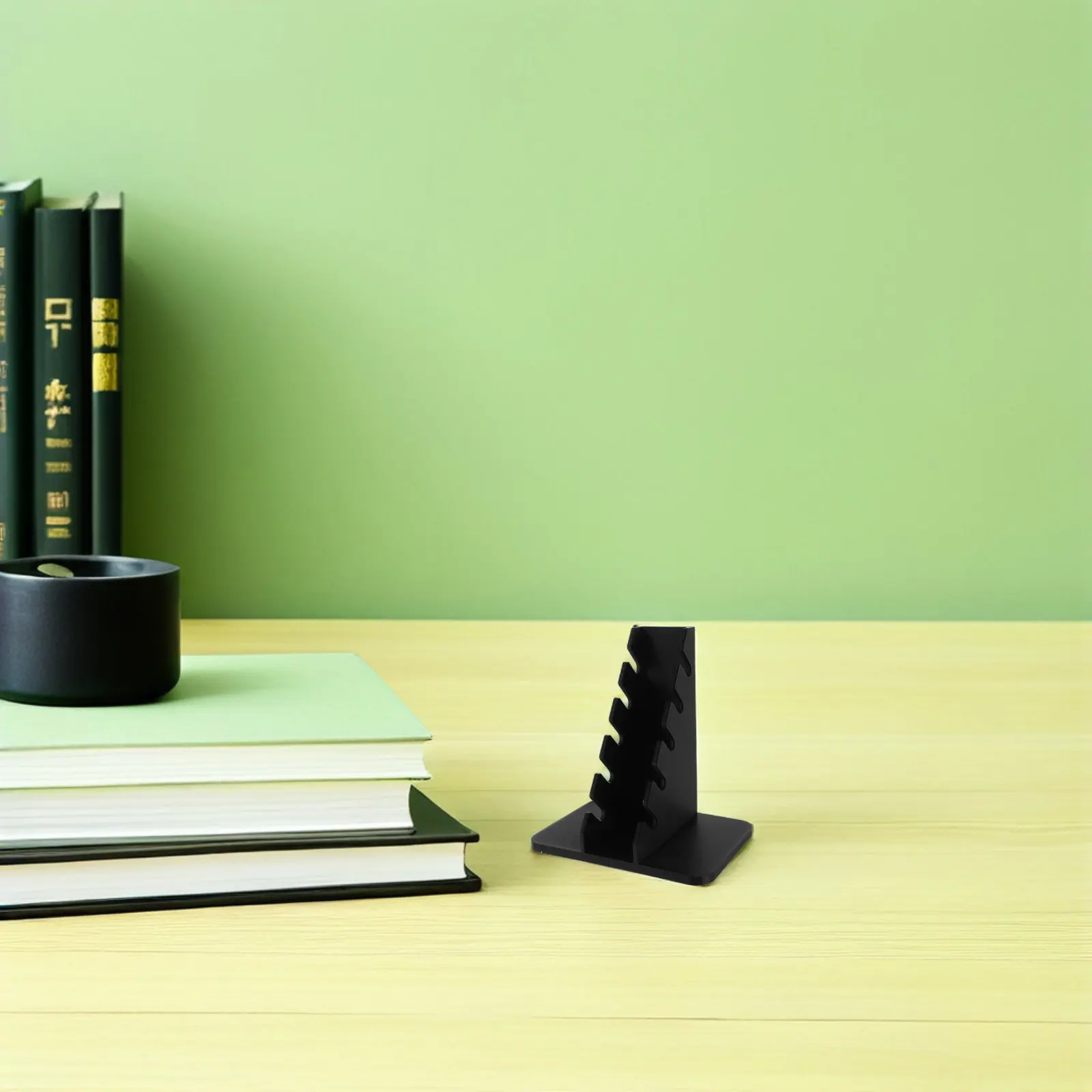 

Finger Skateboard Display Rack Black Mini Longboard Organizer Multi-Grid Slots Desktop Fingerboard Storage Stand Fingerboard