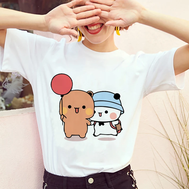 Bubu Dudu T Shirt Women Top Kawaii Funny T Shirts Summer Tops Y2k Fashion Casual Womans Clothing Short Sleeve Tee