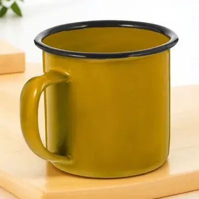 

Vintage Mug Drinking Cup Let Hot Enamel Home Retro Mugs Water Enamelware High