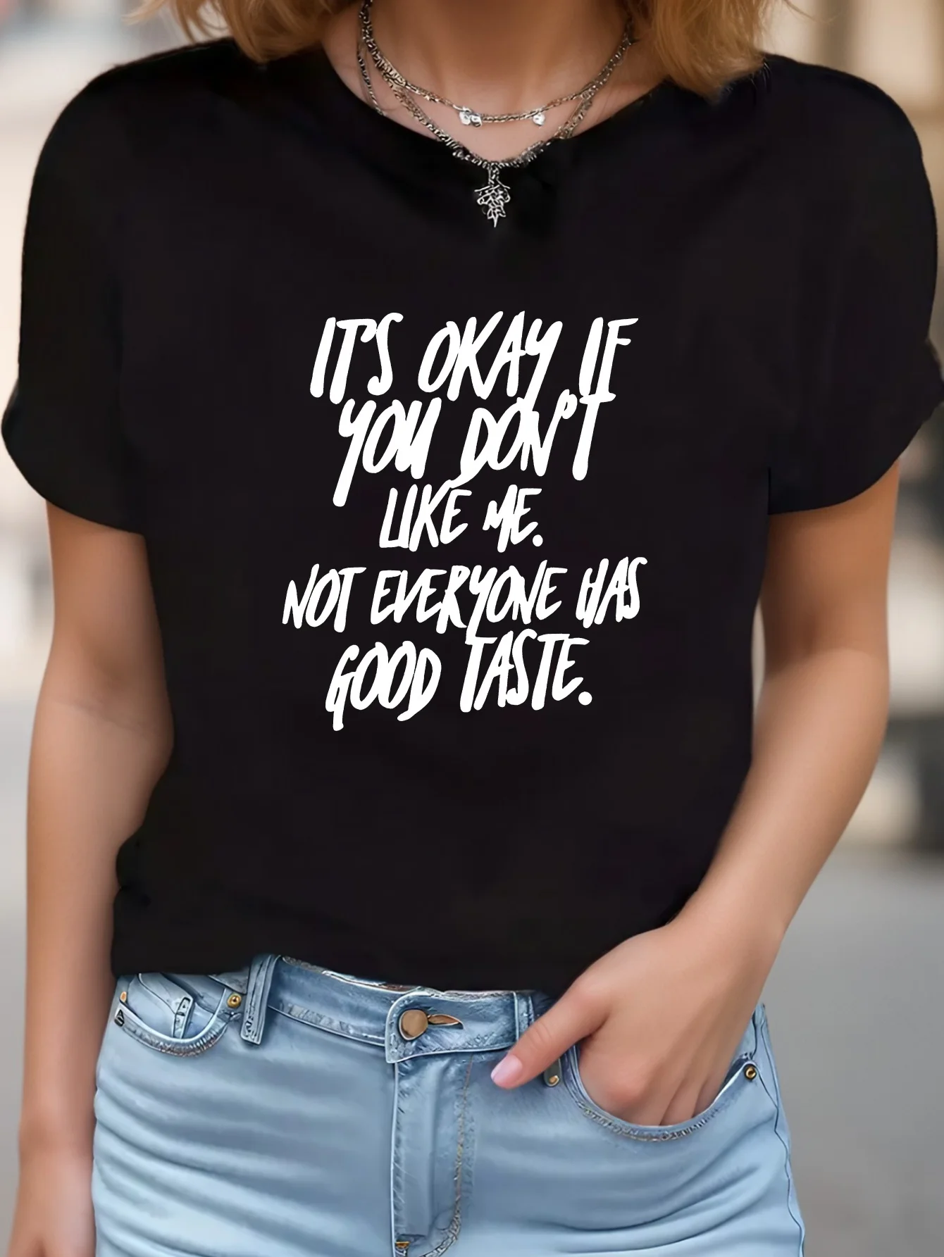 Grafika Rozmiar damski Krój na ramiona