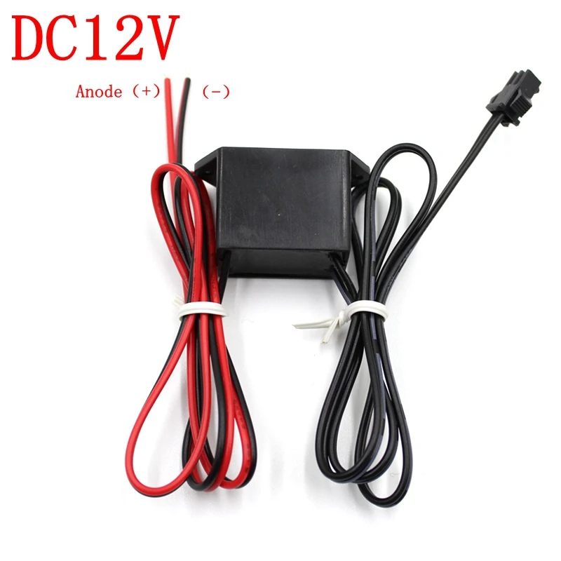 DC12V Power Supply Adapter Driver Controller Inverter for (Small 1-5M/Big 1-10M) El Wire Electroluminescent Light,DC To AC